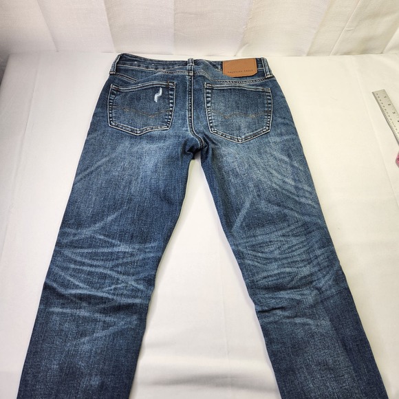 American Eagle Distressed Skinny Jeans, Size 28x28 - Picture 11 of 11